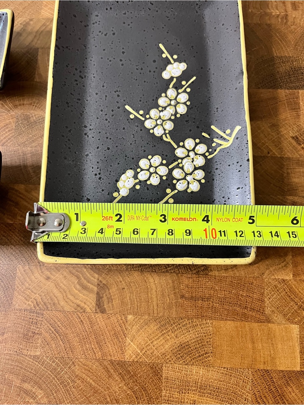 Black Ceramic Sushi Serving Set - Picture 11 of 14